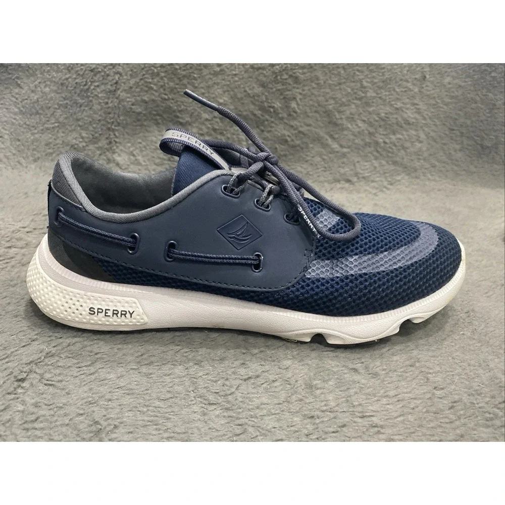 Sperry 7 Seas 3 Eye Women's Boat Shoes Size 7.5 Navy Nautical